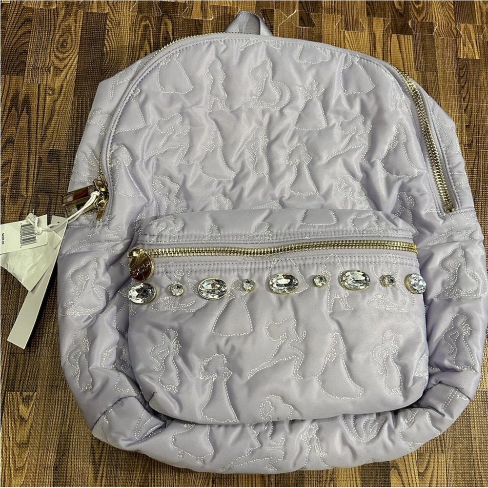 Disney Stoney Clover Lane Princess Quilted Purple Backpack Royal Treatment NWT